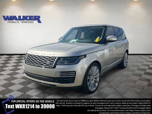 2019 Land Rover Range Rover Base