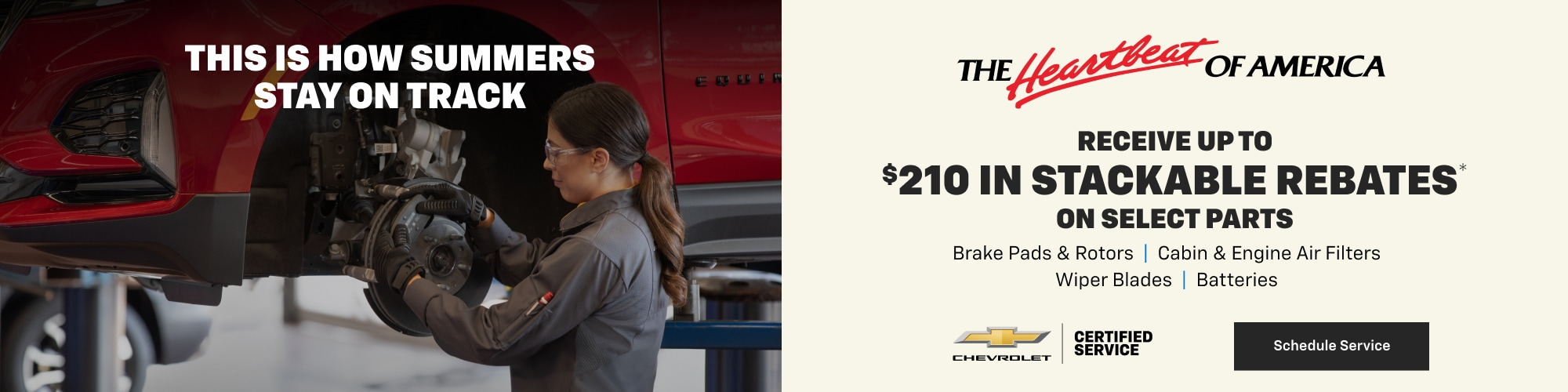 Receive Up To $210 In Stackable Rebates On Select Parts 